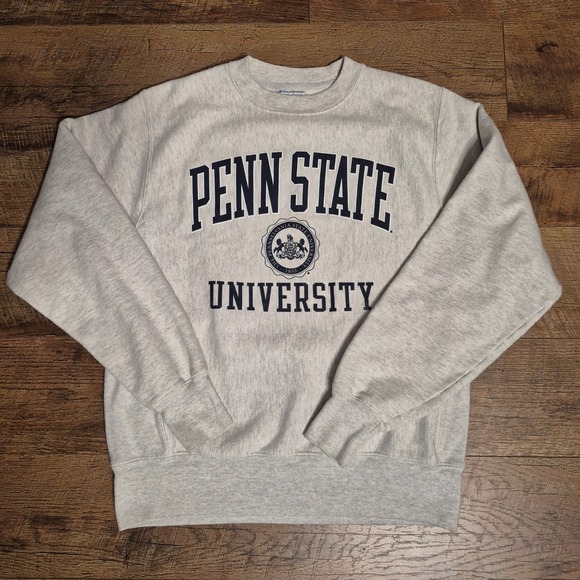 Champion Tops - Vintage Penn State Sweatshirt Womens Small Gray Champion Reverse Weave